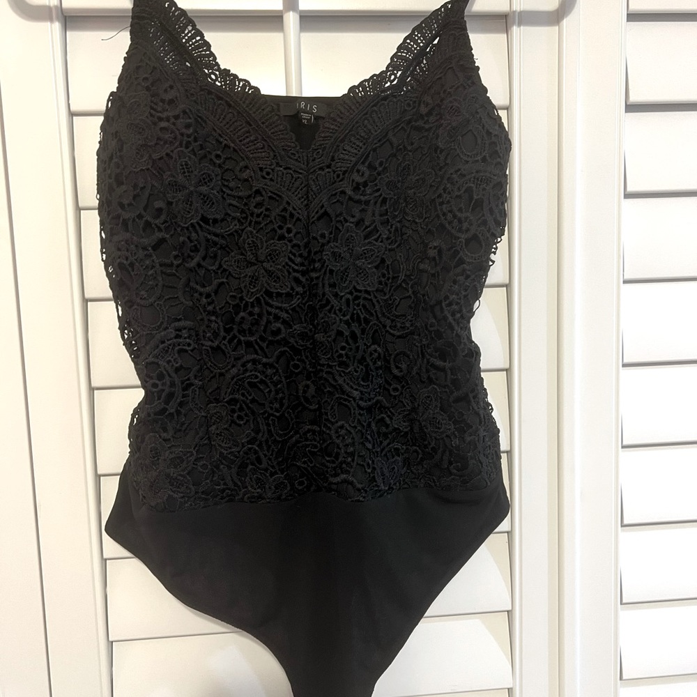 Black Lace Bodysuit!
